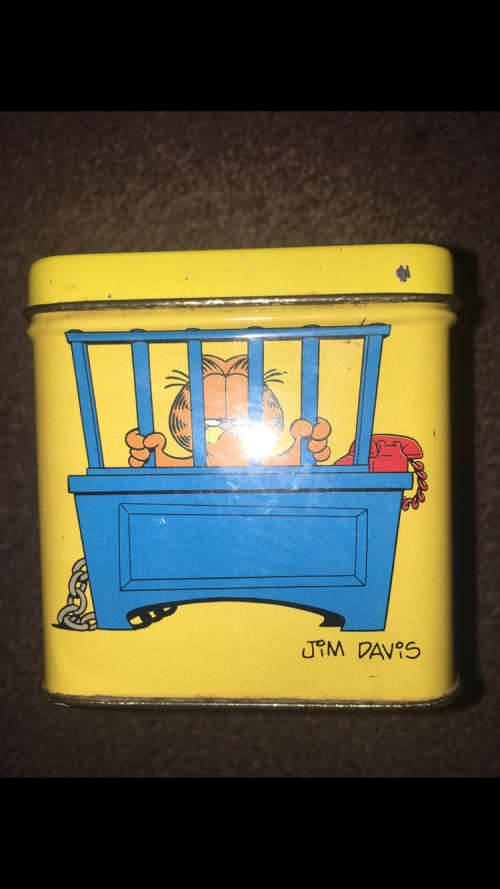 Vintage Garfield Tin
