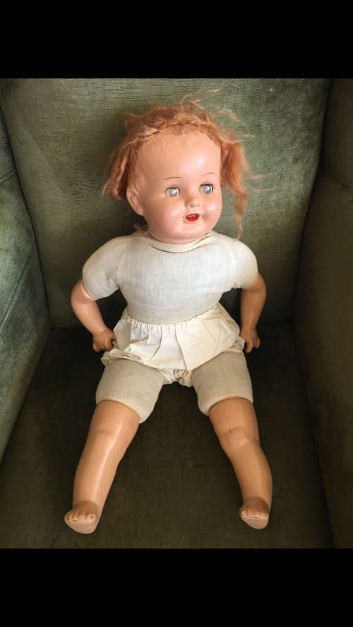 Large Vintage Compisition Doll - 65cm tall - See pictures