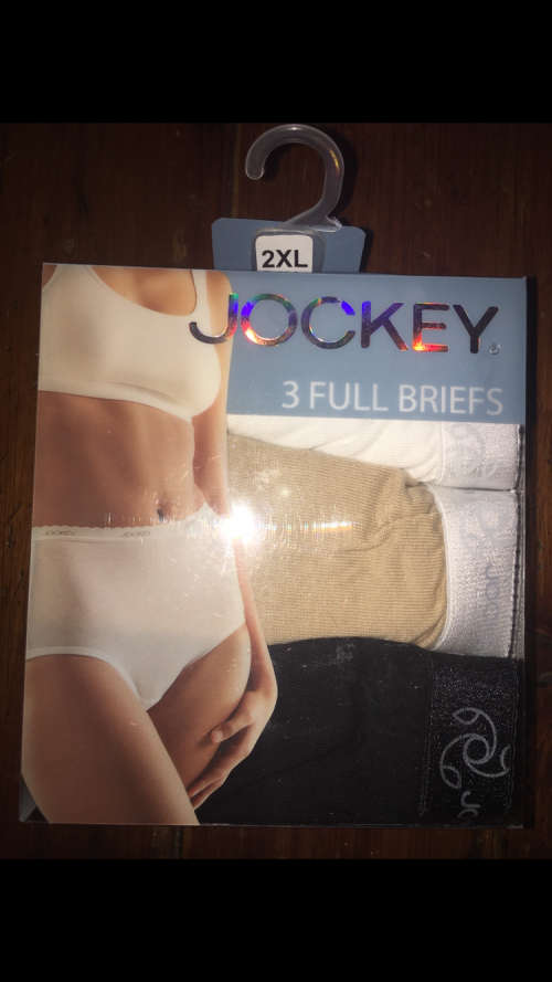 Jockey 3 Full Briefs - 2XL - New