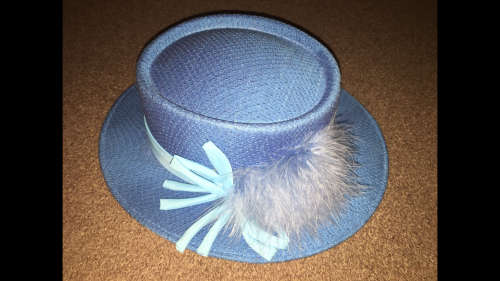 Vintage Blue Hat