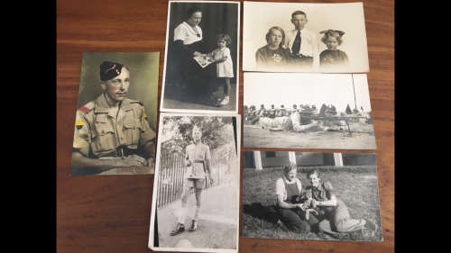 6 x Vintage Photo Post Cards