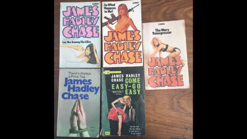 5 x James Hadley Chase Books