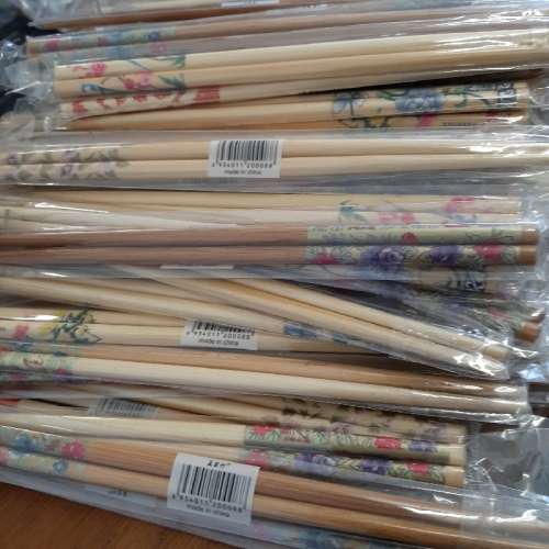 Chopsticks - assorted flower detail