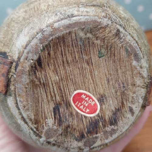 Liquor bottle with leather detail - Made in Italy