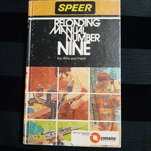 Speer - Reloading Manual Number Nine - For Rifle and Pistol