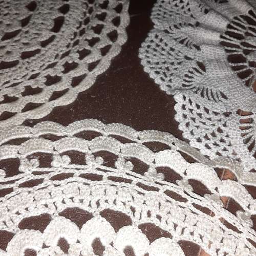 5 x Large Crochet Doilies