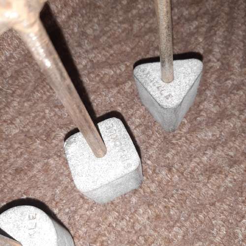 Vintage Snackle with red wooden handle