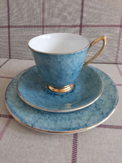 Royal Albert Gossamer Blue Trio - Smaller cup