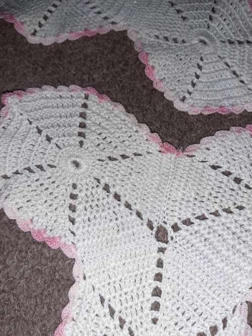 2 x Small Crochet Doilies