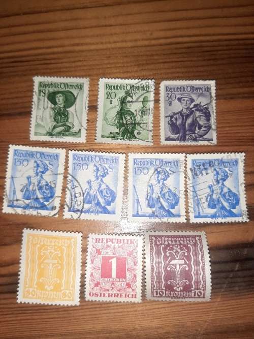 10 x Austira Stamps - Oostenryk