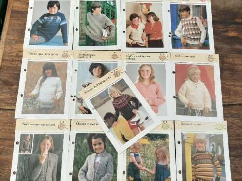 13 x Children Knitting Patterns