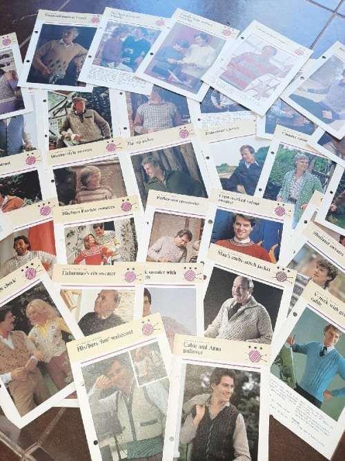 33 x Mens Knitting Patterns