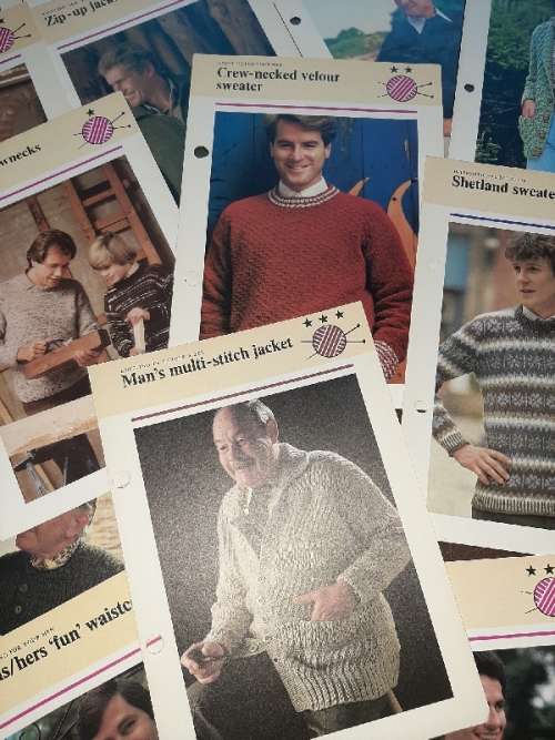 33 x Mens Knitting Patterns