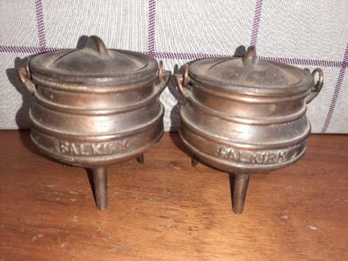 2 x Miniature Falkirk Pots - Ornamental Pieces