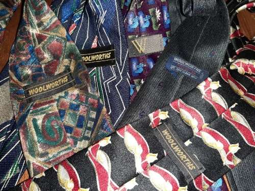 5 x Beautiful Woolworths Ties