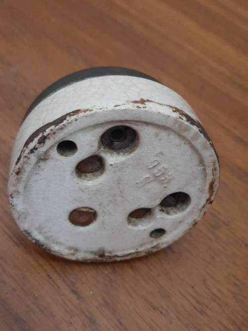 Vintage Original Brass and Porcelain Switch