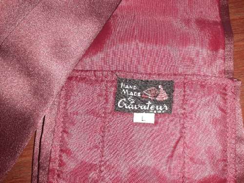 Maroon Cravateur Bow Tie and Cummerbund - Size L