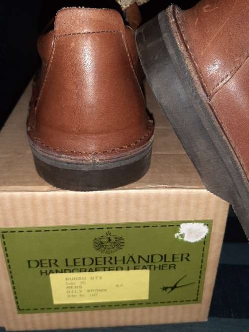 Genuine Leather Der Lederhandler Handcrafted Shoes - Size 6 1/2