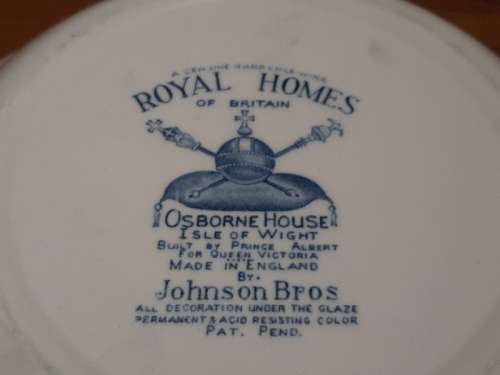 Royal Homes of Britain - Osborne House by Johnson Bros - Bowl