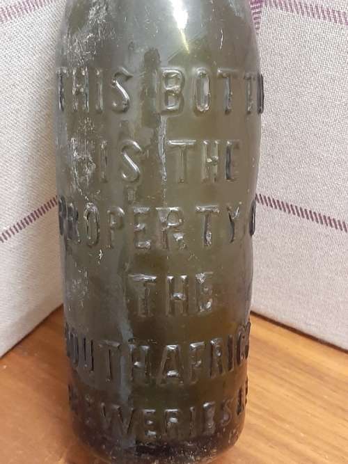 Vintage South African Breweries Bottle