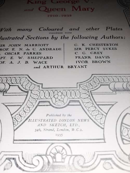 The Illustrated London News - Silver Jubilee Record Number 1910 - 1935
