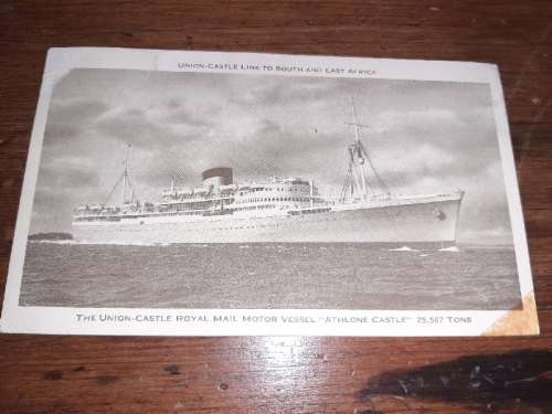 The Union-Castle Royal Mail Ship Used Post Card