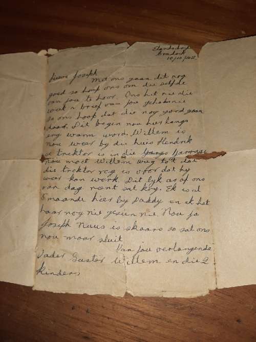 Active Service Letter - Censored - 1942