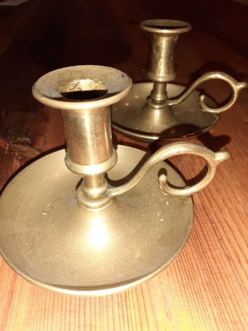 Set of Beautiful Brass Candle holders - Candlesticks