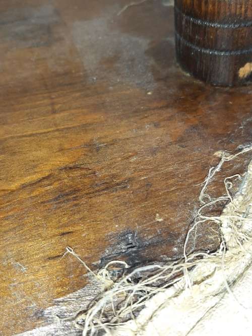 Small Antique wooden Footstool