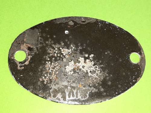 Vintage Enamel Number 102