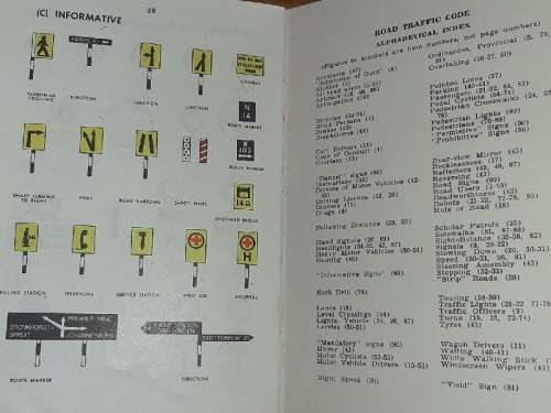 The Road Traffic Code of South Africa - Vintage Booklet