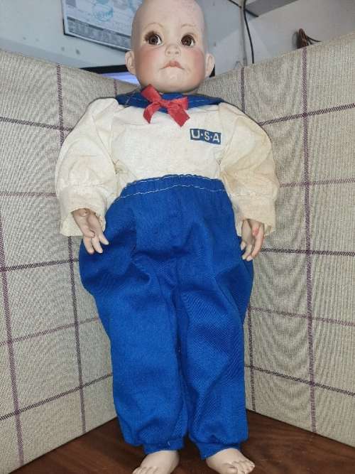 Joey - A Cindy Marschner Reprodution Porcelain Doll 1991 - See pictures and Description