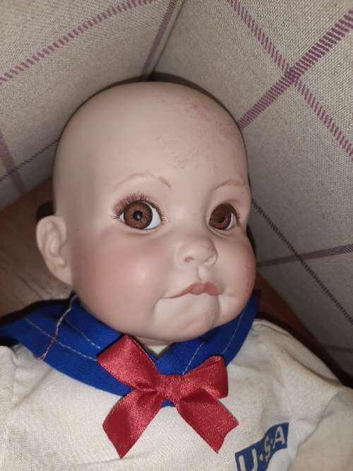 Joey - A Cindy Marschner Reprodution Porcelain Doll 1991 - See pictures and Description