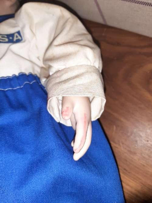 Joey - A Cindy Marschner Reprodution Porcelain Doll 1991 - See pictures and Description