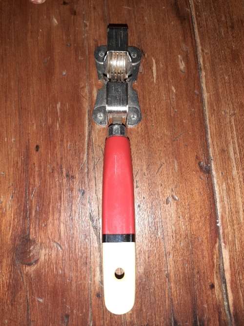 Vintage Skyline Knife Sharpener with Wooden Handle