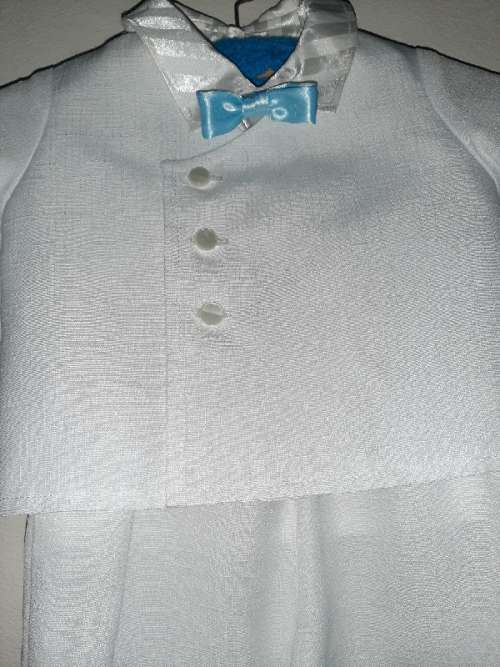 Beautiful Vintage Baby Boy Christening Outfit - White