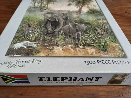 1500 Piece Puzzle - Elephant