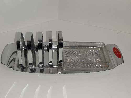 Goodwin Stainless Chrome Toast and Butter dish