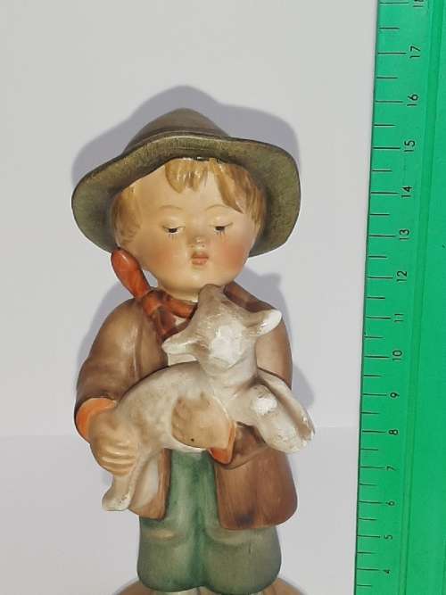 Beautiful Vintage Figurine of Boy with lamb - Germany