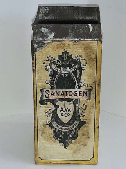 Vintage Sanatogen Medicine Tin - No lid