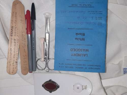 Vintage Nurse Uniform with some extras in the pockets - See pictures