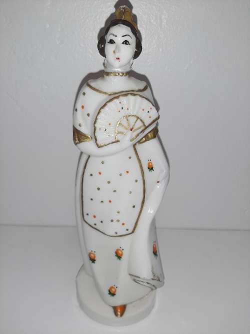 Antique Empty Figural Decanter Bottle M. Quiles - Benetuser Valencia