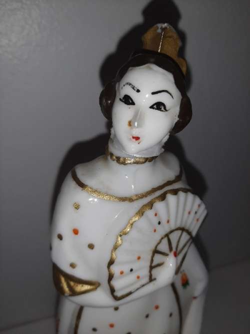 Antique Empty Figural Decanter Bottle M. Quiles - Benetuser Valencia