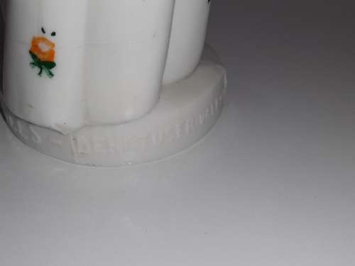 Antique Empty Figural Decanter Bottle M. Quiles - Benetuser Valencia