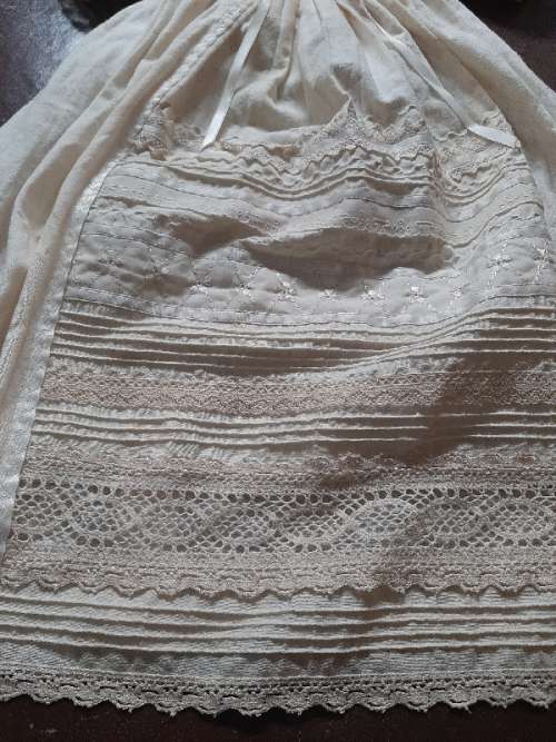 Beautiful Vintage Doll Dress / Christening Dress