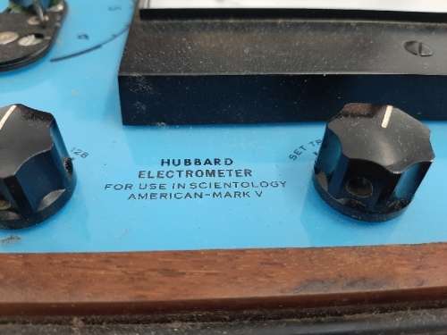Vintage Hubbard Electrometer - Scientology Meter - In Wooden Box - Interesting Find!!!!