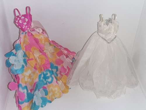 2 x Barbie Doll Dresses