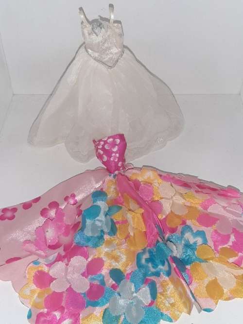 2 x Barbie Doll Dresses