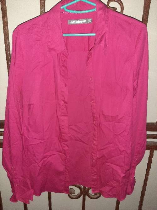 Studio-W Pink Long Sleeve button Shirt - Size 12