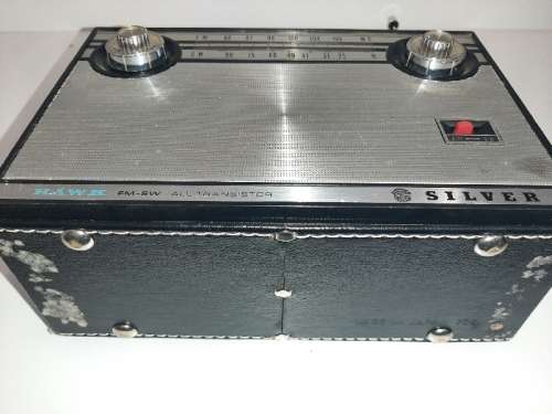 Vintage Silver All Transistor Radio
